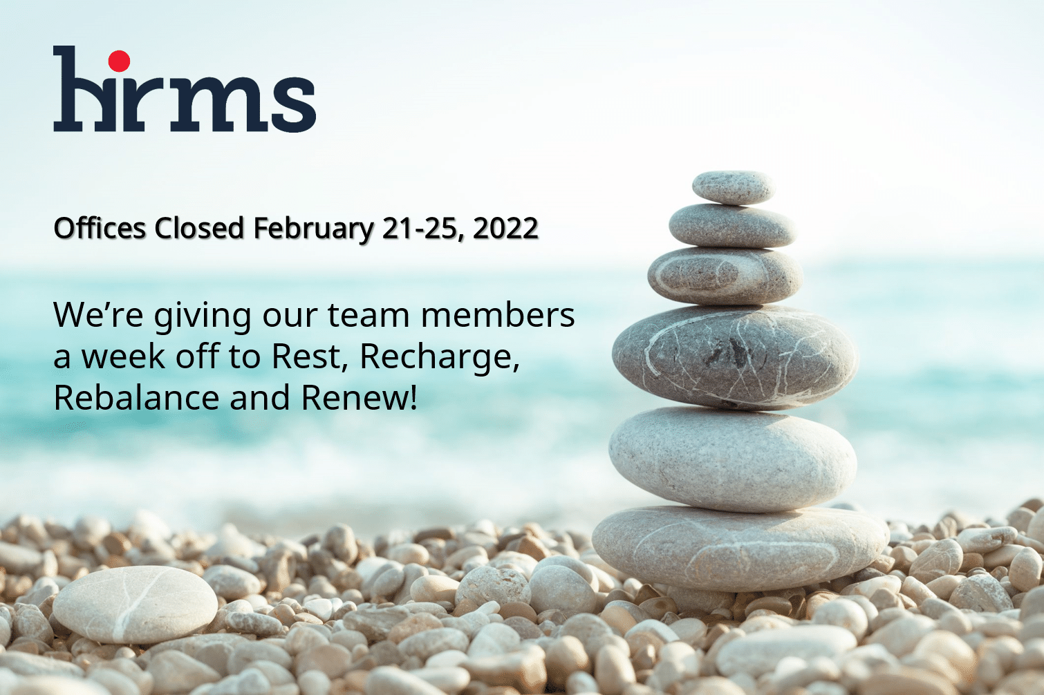 Time to Rest and Recharge