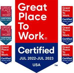 GPTW 7 Year Certification Collage