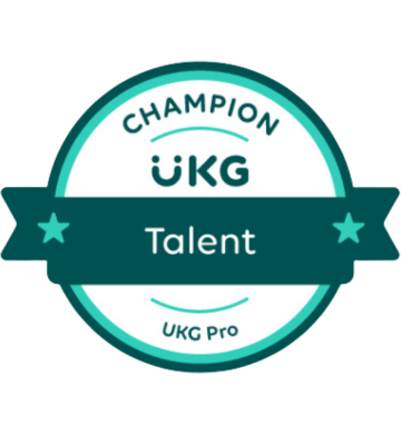 UKG Pro Current Champion Talent Badge